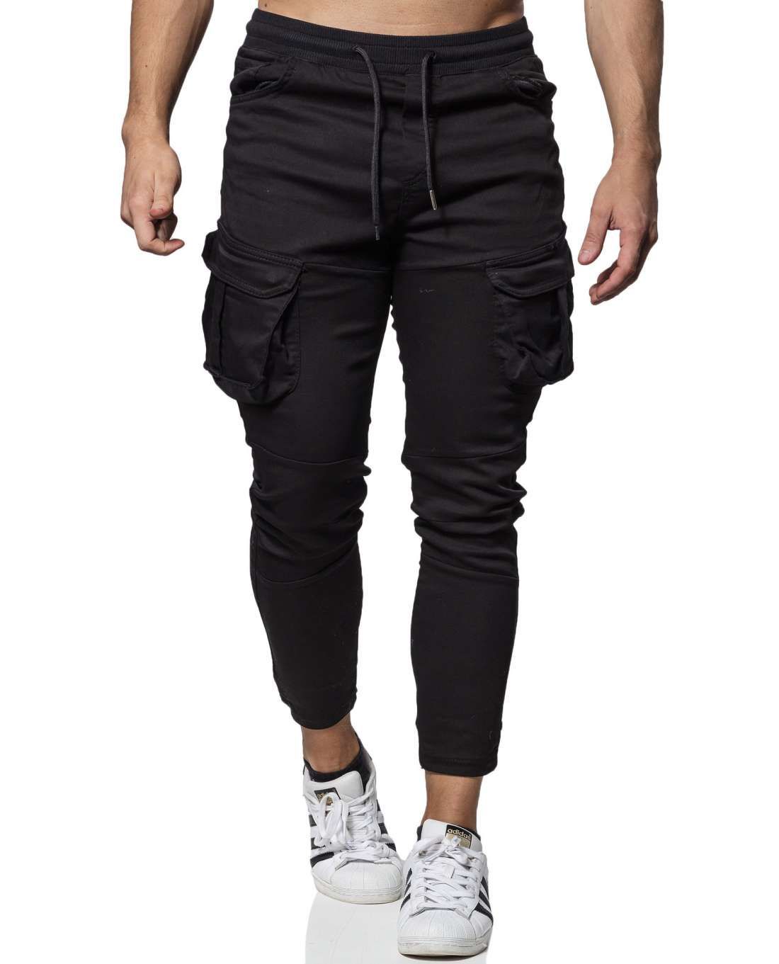 James Streetwear Cargo Pants Black Jerone